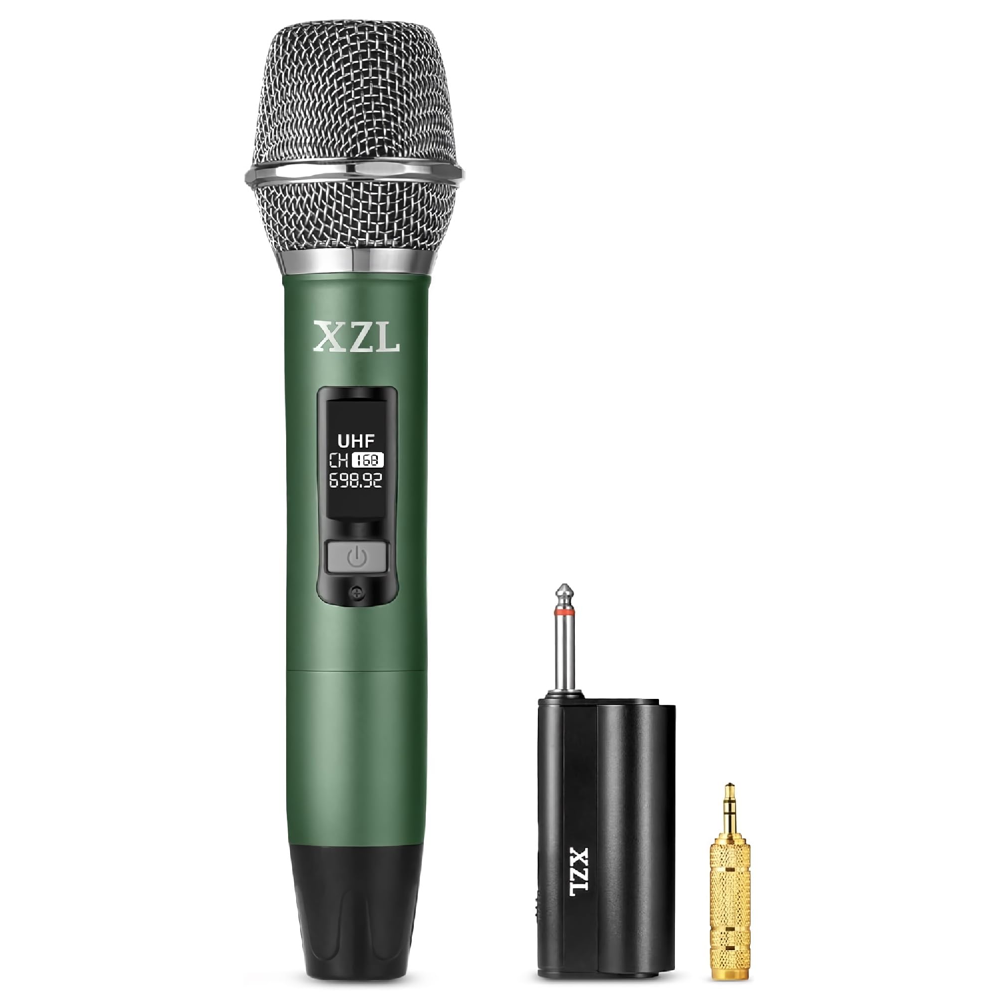 XZL UHF Wireless Microphone, Rechargeable Handheld Mic with